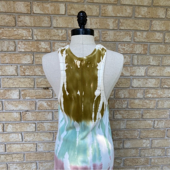 Razor Back Tie Dyed Midi Dress - Picture 6 of 11